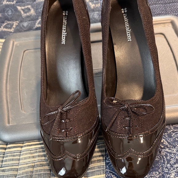 Naturalizer Shoes - Naturalizer Women's Dark Brown Patent Heels
